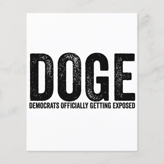Democrats Officially Getting Exposed Flyer (Front)