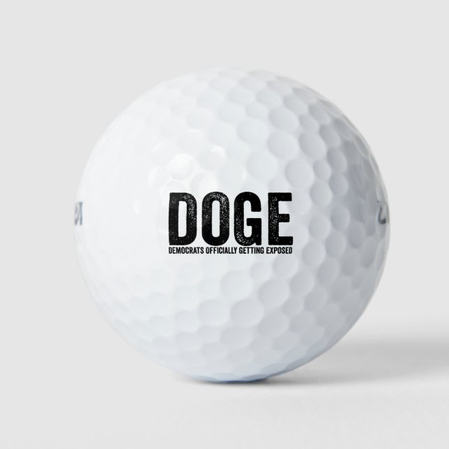 Democrats Officially Getting Exposed Golf Balls (Front)