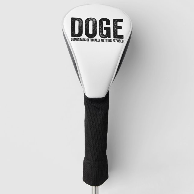 Democrats Officially Getting Exposed Golf Head Cover (Front)