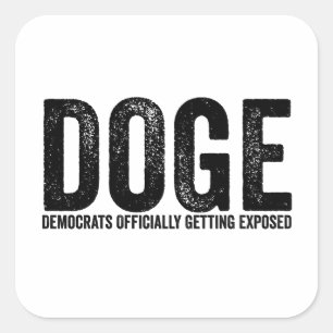 Democrats Officially Getting Exposed Square Sticker