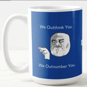 Democrats Outhink, Outnumber & Outvote Republicans Large Coffee Mug