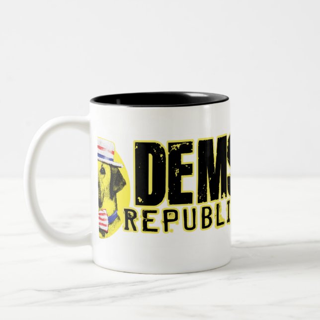 Democrats Rule. Republicans Drool Mug  (Left)