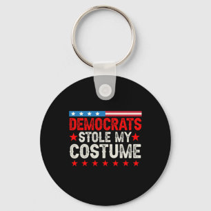 Democrats Stole My Costume Funny Political Vintage Key Ring