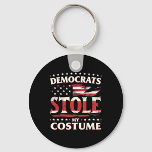 Democrats Stole My Costume Trump 2024 Halloween Co Key Ring