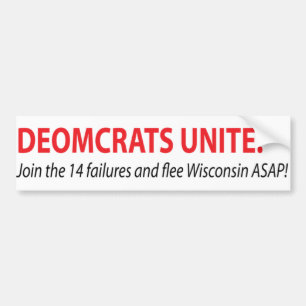Democrats Unite Bumper Sticker