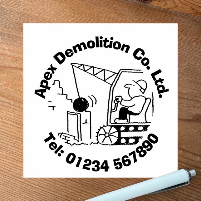 Demolition Contractors Business. Rubber Stamp (Creator Uploaded)