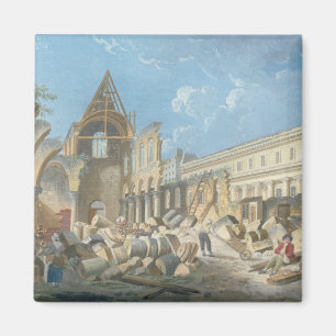 Demolition of the Couvent des Cordeliers, c.1802 Magnet