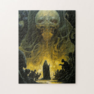 Demon Alien Underworld Creature Jigsaw Puzzle
