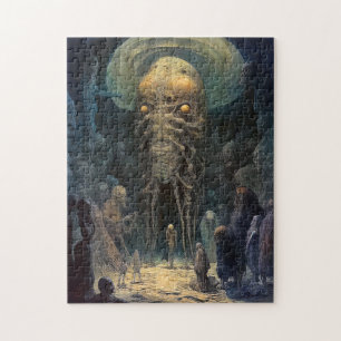 Demon Alien Underworld Creature Jigsaw Puzzle