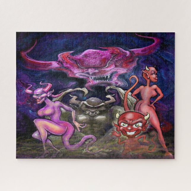 Demon Dance Jigsaw Puzzle (Horizontal)
