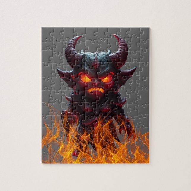 Demon Figure Puzzle (Vertical)