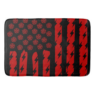 Demon Flag Bath Mat