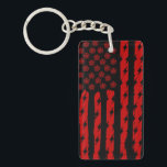 Demon Flag Key Ring<br><div class="desc">Elevate your look with our Demon Flag Key Ring! Designed for metalheads and hard rock fans,  this keychain from Plundering Productions is a great addition to any collection. Show off your rebellious side with this unique accessory that combines style and personality in one sleek design.</div>
