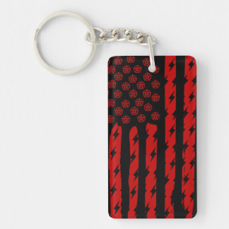 Demon Flag Key Ring