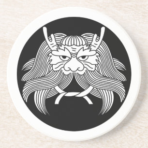Demon helmet coaster
