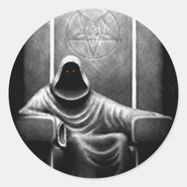 Demon Hunter Classic Round Sticker (Front)