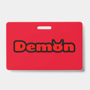 Demon ID Badge