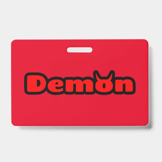 Demon ID Badge (Front)