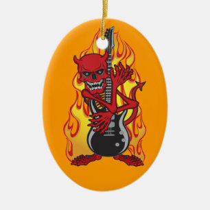 Demon of Rock Ceramic Ornament