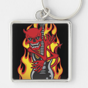 Demon of Rock Key Ring