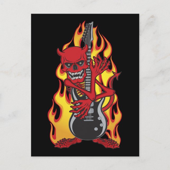 Demon of Rock Postcard (Front)