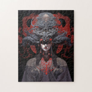 Demon Queen Fantasy Art Jigsaw Puzzle