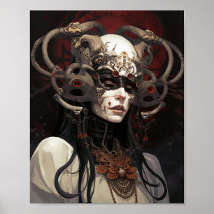 Demon Queen Fantasy Art Poster