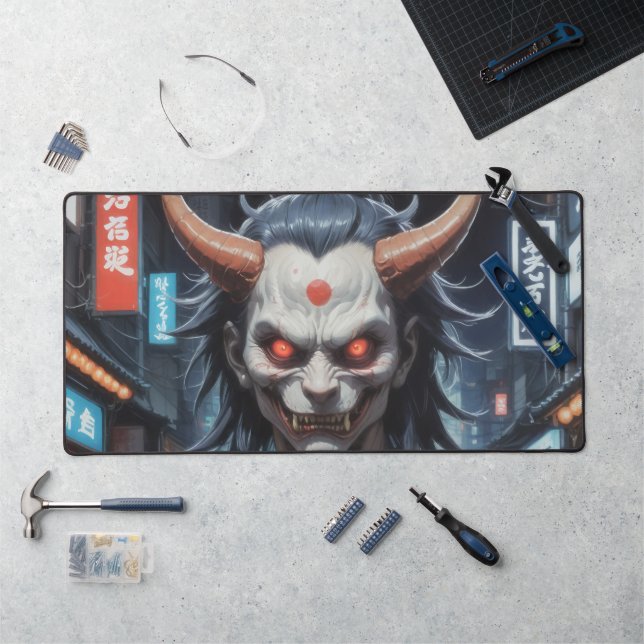 Demon Samurai Desk Mat (Workstation)