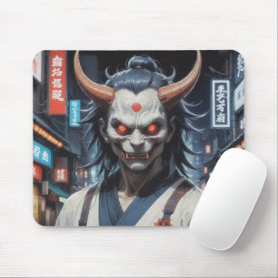 Demon Samurai Mouse Pad