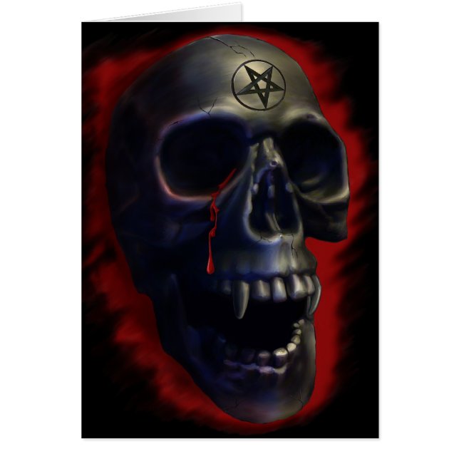Demon Skull 1 Card (Front)