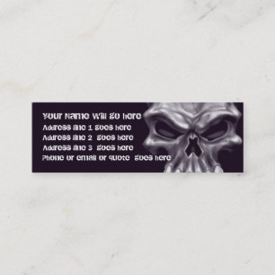 Demon Skull Business Card