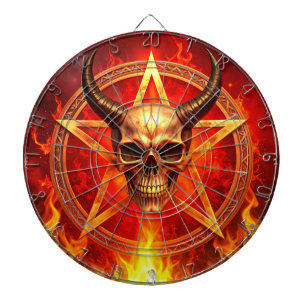 Demon Skull Dartboard