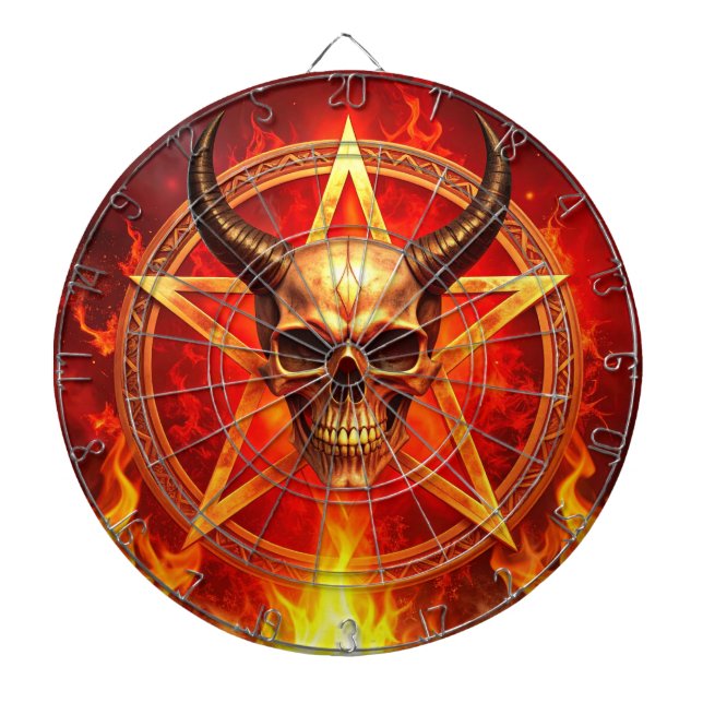 Demon Skull Dartboard (Front)