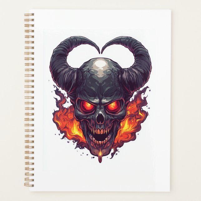 Demon Skull Firestorm Planner (Front)