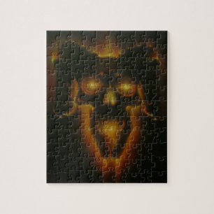 Demon Skull Jigsaw Puzzle