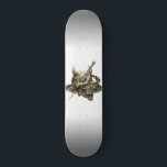 Demon Skull Python Snake Skateboard<br><div class="desc">This design may be personalised by choosing the customise option to add text or make other changes. If this product has the option to transfer the design to another item, please make sure to adjust the design to fit if needed. Contact me at colorflowcreations@gmail.com if you wish to have this...</div>
