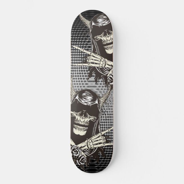 Demon Skull Skateboard (Front)
