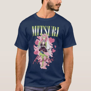 Demon Slayer Kimetsu no Yaiba Mitsuri Kanroji Pink T-Shirt