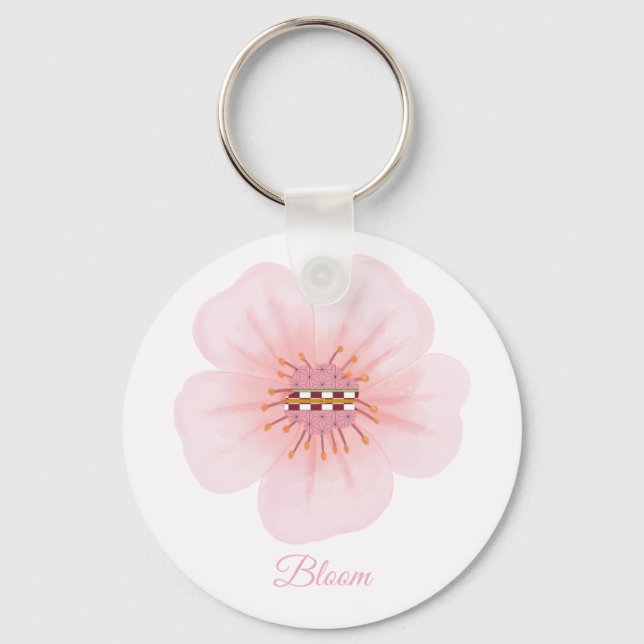 Demon Slayer Nezuko inspired Key Ring (Front)