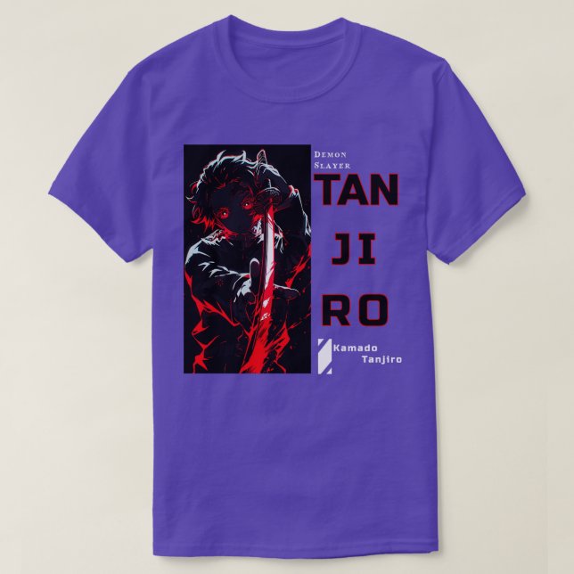 Demon Slayer Tanjiro Tshirt Design (Design Front)