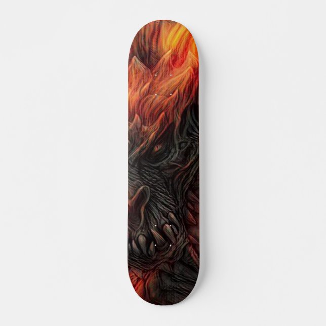 Demon Thrasher Element Custom Pro Park Board Skateboard (Front)