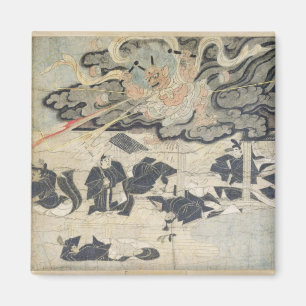 Demon Thunder, Tenjin Shrine, Kamakura Period Magnet