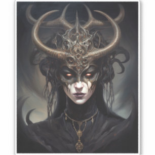 Demon Woman Queen Dark Fantasy Art
