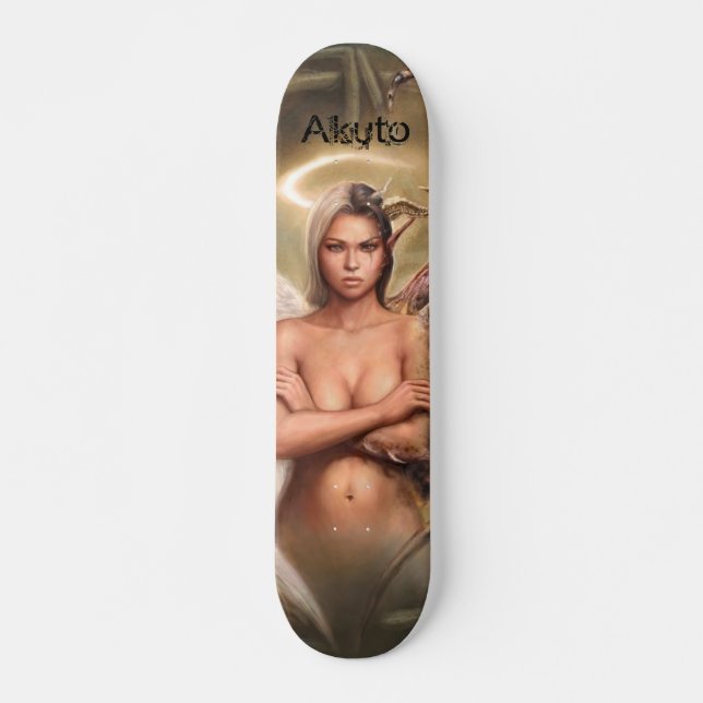 demonic angel, Akuto Skateboard (Front)