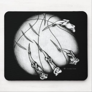 Demonic Basketball Mouse Pad