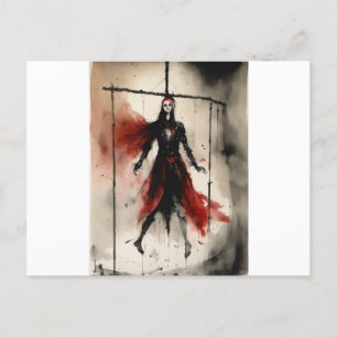  Demonic Circus Troupe Death Metal T-Shirt Postcard