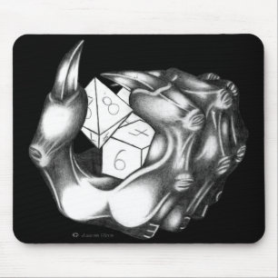 Demonic Dice Mouse Pad