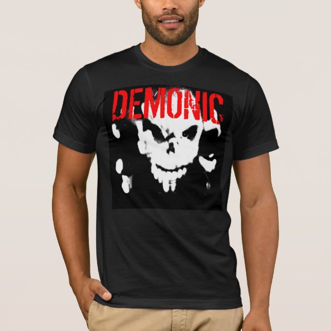 Demonic Fitted Mens Tee - Customised - Customised (Front)