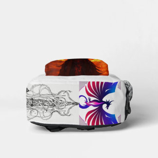 "Demonista Delight: Devil-Inspired Fashion Bag" Printed Backpack