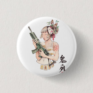 "Demons Out" Erica Ward Original Pin